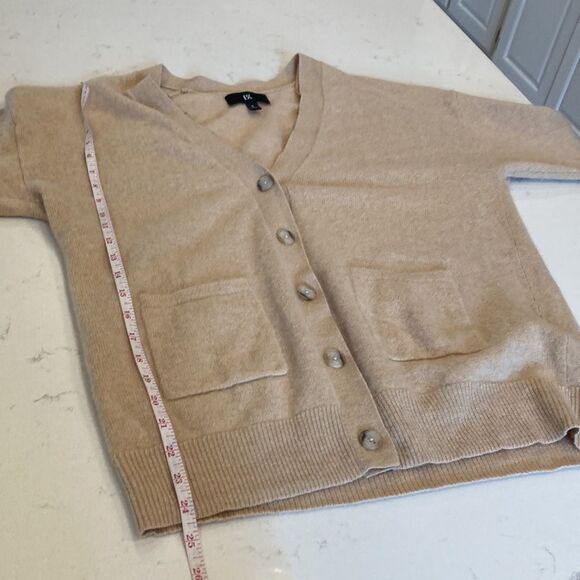 NEW Banana Republic 100% Cashmere Kitten Soft Lux Oversize Boyfriend Cardigan - Picture 5 of 7